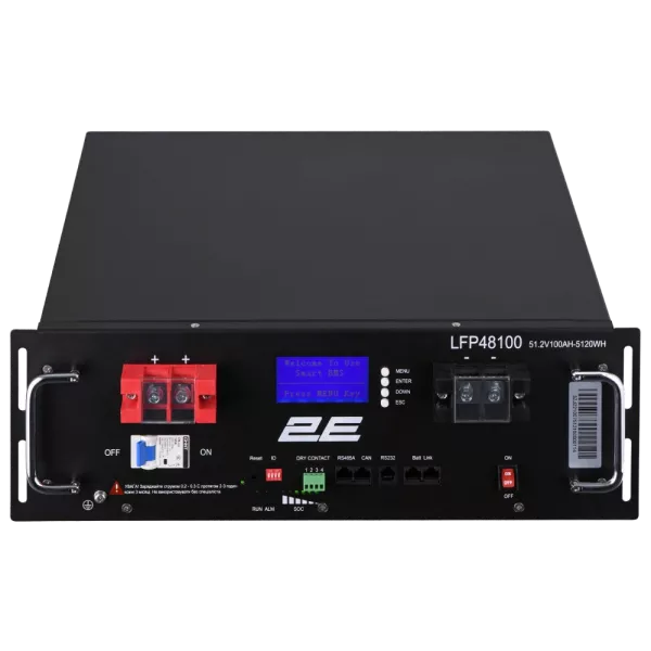 2E LFP48 100А*год 19" LCD 16S Літієва акумуляторна батарея