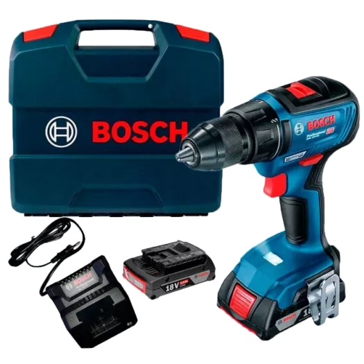Bosch Professional GSR 18V-50 (06019H5000) Акумуляторний дриль-шурупокрут + 2 акб 18 В / 2 А*г + ЗП GAL 18V-20 + L-Case