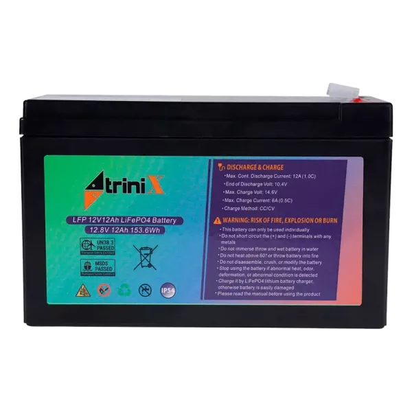 TRINIX LFP 12V12Ah LiFePo4 Акумуляторна батарея