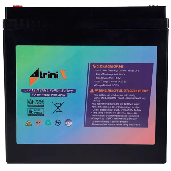 TRINIX LFP 12V18Ah LiFePo4 Акумуляторна батарея