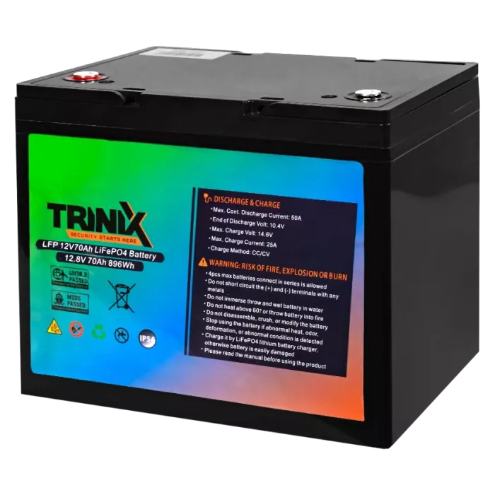 TRINIX LFP 12V70Ah LiFePo4 Акумуляторна батарея