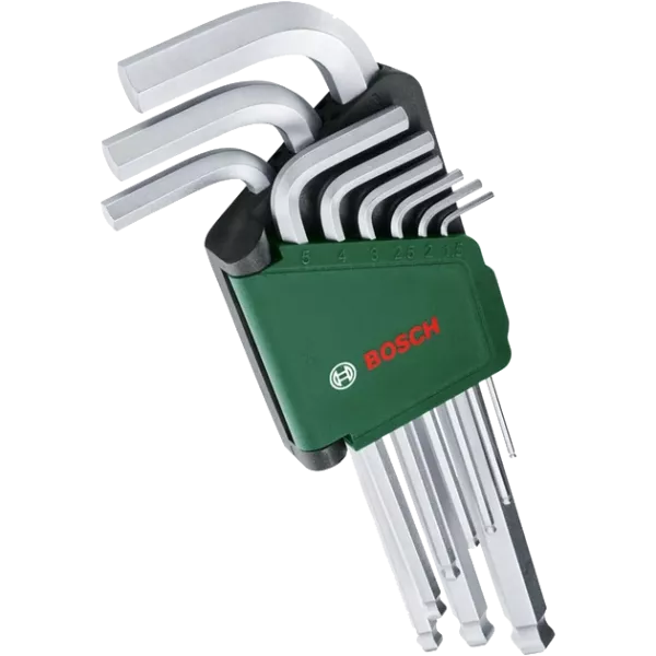 Bosch (1600A02BX9) 9 шт 1.5-10 мм Набір шестигранних ключів