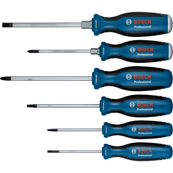 Bosch Professional (1600A02CV3) SL / PH / PZ / TX 6 шт Набір викруток