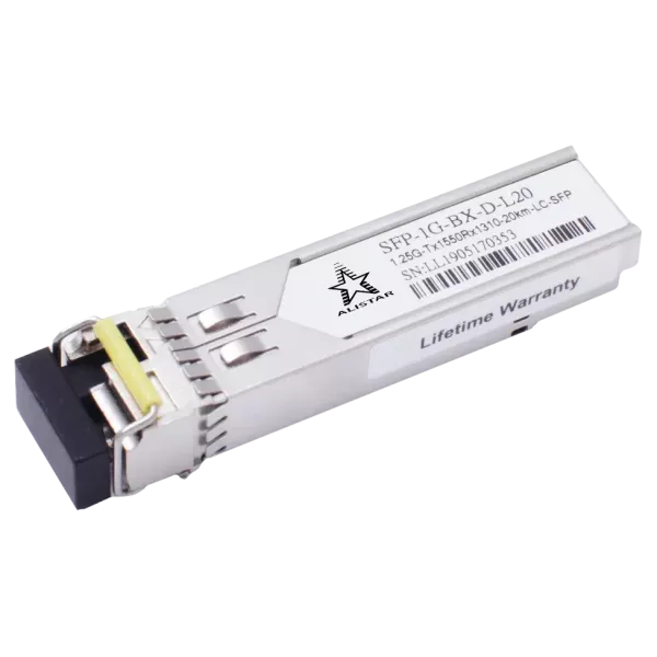 ALISTAR SFP-1G-BX-D-L20 SFP 1G 1SM WDM LC 20KM TX1550/RX1310nm DDM Модуль