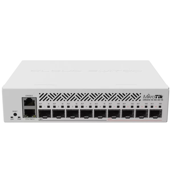 MikroTik CRS310-1G-5S-4S+IN 10G SFP+ Комутатор 9 портів керований
