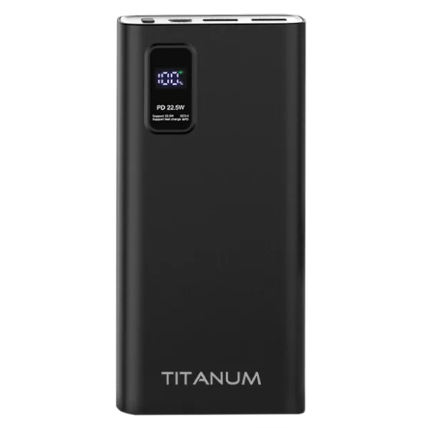 TITANUM 727S 20000mAh 22.5W Black Повербанк