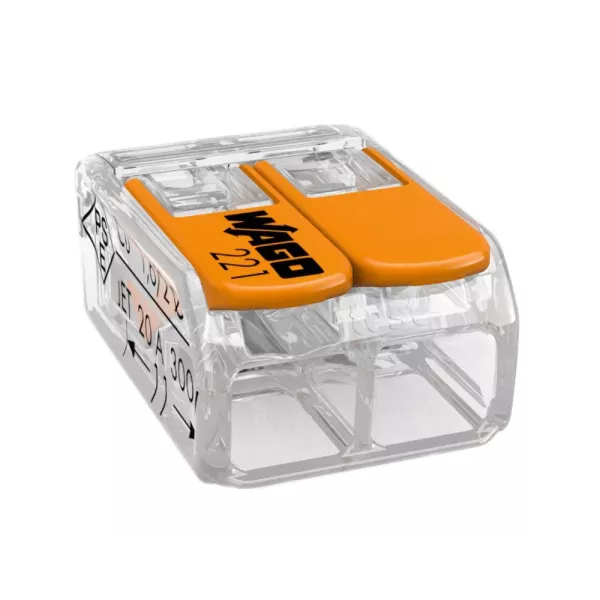 Wago 221-412 Клема 2-контактна