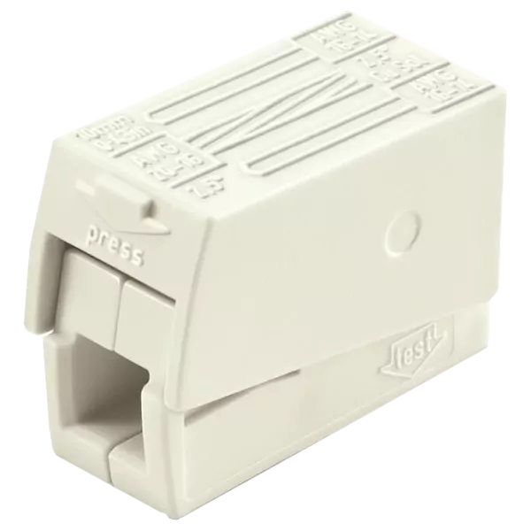 д/підключення освітл приладів 1,0-2,5мм2 (без пасти) Клема WAGO 224-112