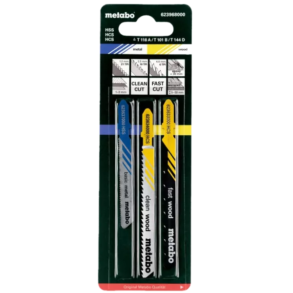 Metabo (623968000) Пильні полотна для лобзика