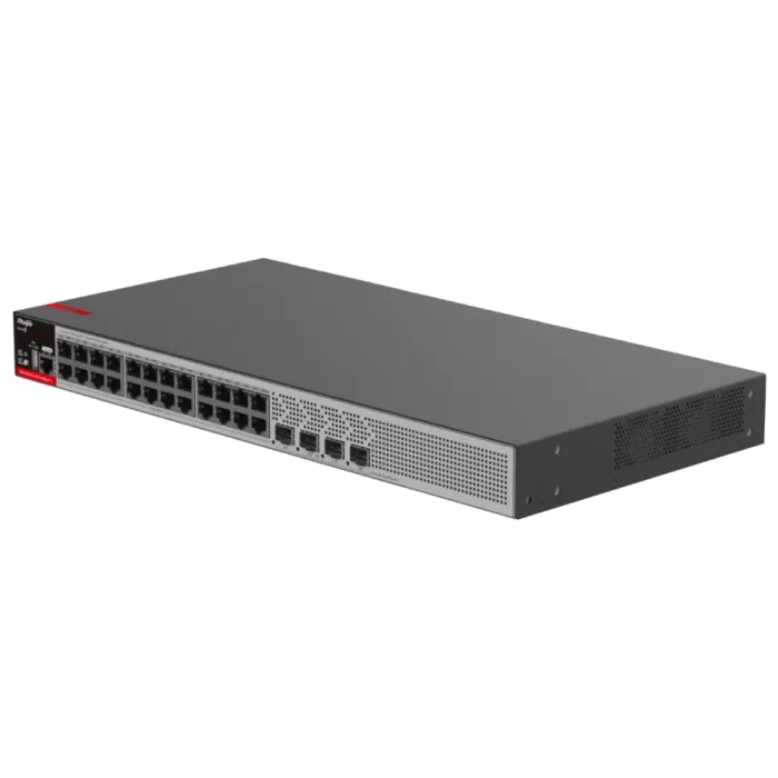 Ruijie RG-S2915-24GT4MS-P-L PoE+ Layer 2+ Комутатор 28 портів керований