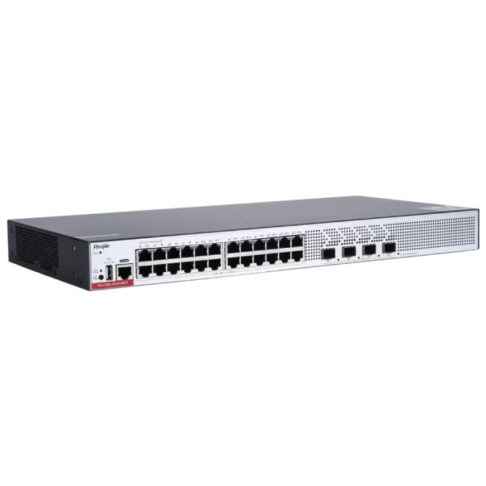 Ruijie RG-CS83-24GT4XS-P L3 POE Комутатор 24 порти керований