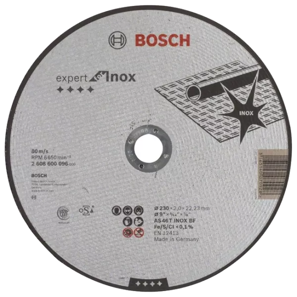 Bosch Expert 230 x 2 мм (2608600096) Відрізний круг для нержавіючої сталі
