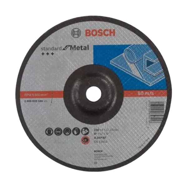 Bosch 230х6 мм (2608603184) Обдирний круг для металу