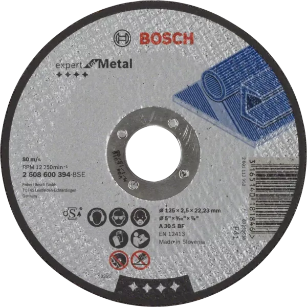 Bosch Expert for Metal 125x2.5х22.23 мм Відрізний круг по металу