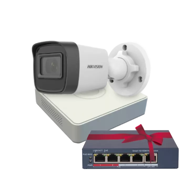 DS-2CD1041G0-I 4МП (2.8мм) Комплект Hikvision