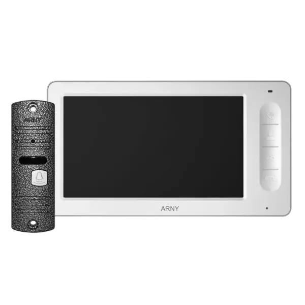 AVD-7005 Комплект відеодомофону білий/сірий