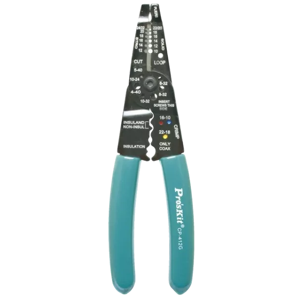 Pro'sKit CP-412G Кліщі для обжиму і зачистки
