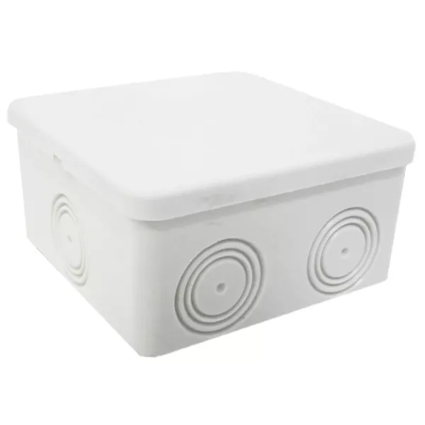 Коробка (32-21040-808) розподільна 80х80х40 сіра гладкостінна