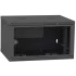 IPCOM 6U 600x450 Шафа телекомунікаційна двері скло (чорна)