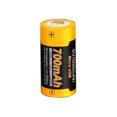 Fenix 16340 Акумулятор 700 UP mAh Li-ion micro usb зарядка