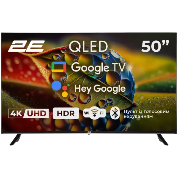 2E 50A77Q 50" дюймів 3840x2160 QLED Google TV Телевізор