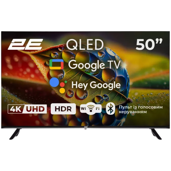 2E 50A77Q 50" дюймов 3840x2160 QLED Google TV Телевізор