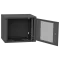 IPCOM 12U 600x450 Шафа телекомунікаційна двері перф(чорна)