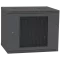 IPCOM 12U 600x600 Шафа телекомунікаційна двері перфорація (чорна)