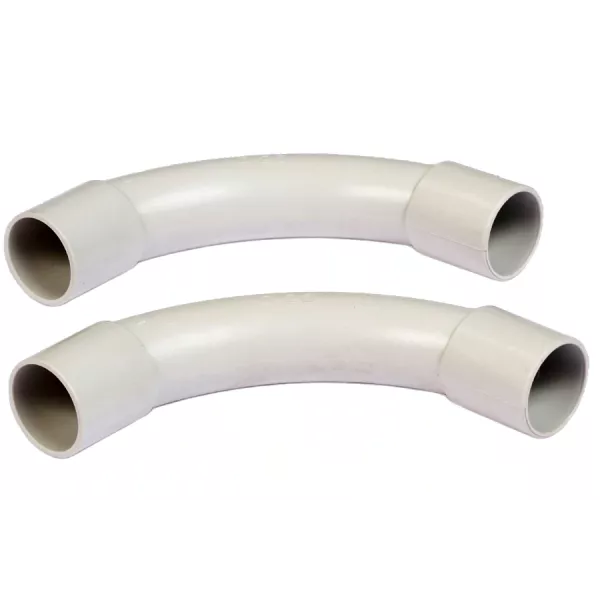 Труба (39-21008-020) гладка поворот на 90° труба-труба, IP40 D20