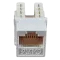 EPNew 6KTVM-U0WH Модуль KeyStone RJ45 UTP, кат. 6, 110, Slim, W - 16.6 мм, білий