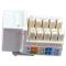 EPNew 6KTVM-U0WH Модуль KeyStone RJ45 UTP, кат. 6, 110, Slim, W - 16.6 мм, білий