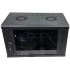 EServer 6U Шафа скло чорне