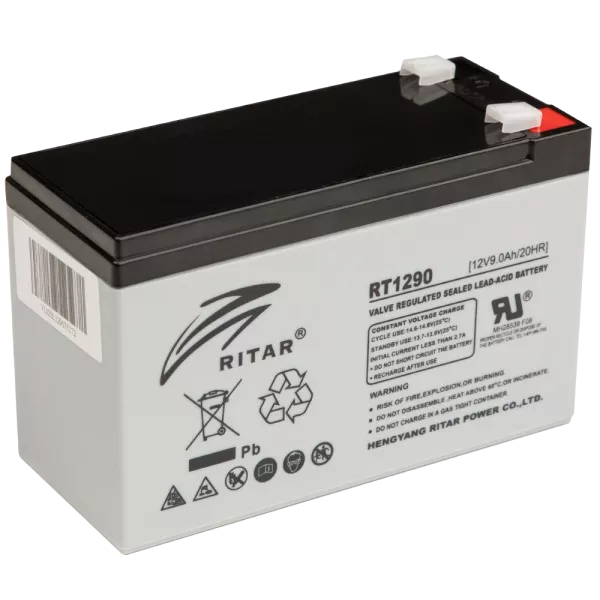 Ritar RT1290 12V 9Ah grey Акумуляторна батарея