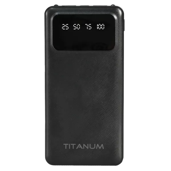 TITANUM OL21 Black 10000mAh Повербанк