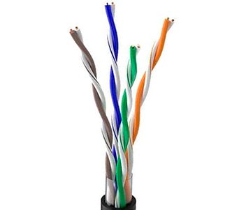 OK-Net КПП-ВП (100) UTP кат.5е, 4х2х0.49 бухта 305м Вита пара (UTP мідь зовнішній)