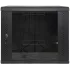 EServer 9U 600х350х503 скло, чорна Шафа