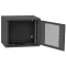 IPCOM 9U 600x600 Шафа телекомунікаційна двері перф (чорна)