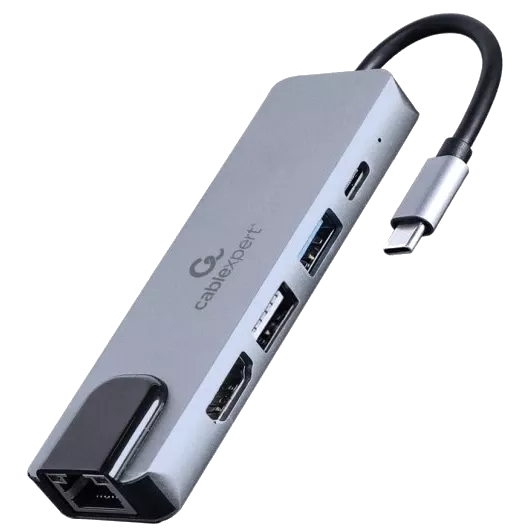 Cablexpert A-CM-COMBO5-04 USB-C 5-в-1 Док станція