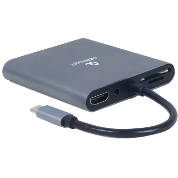 Cablexpert A-CM-COMBO6-01 USB-C 6-в-1 Док станція