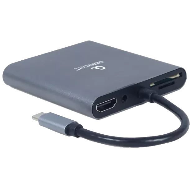 Cablexpert A-CM-COMBO6-01 USB-C 6-в-1 Док станція