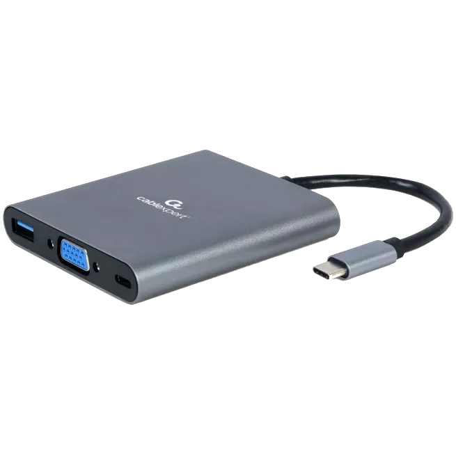 Cablexpert A-CM-COMBO6-01 USB-C 6-в-1 Док станція