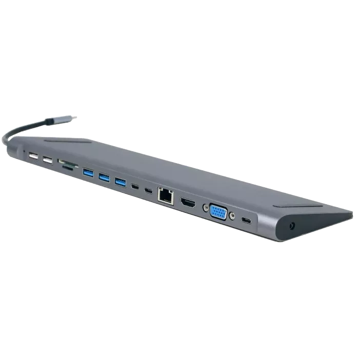Cablexpert A-CM-COMBO9-01 USB-C 9-в-1 Док станція