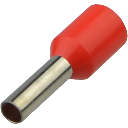 Аско A0060010047 Накінечник кабельний втулковий НТ 2,5-08 червоний (100шт)