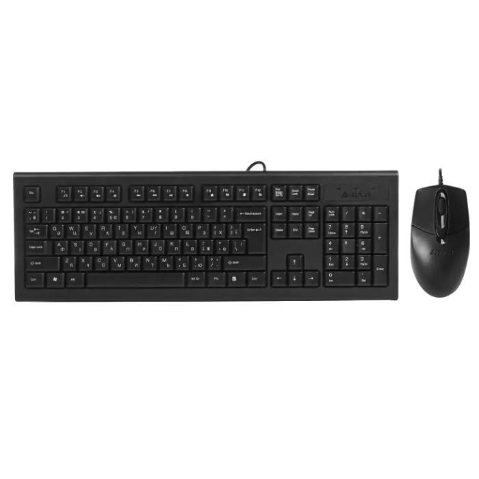 A4Tech KR-8572S Black Комплект клавіатура+мишка