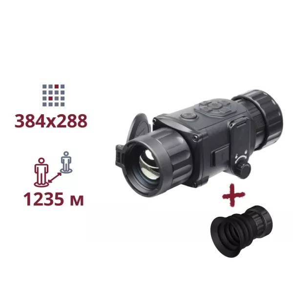 AGM Rattler TC35-384 Комплект ТЕПЛОВІЗІЙНА НАСАДКА НА ПРИЦІЛ + окуляр