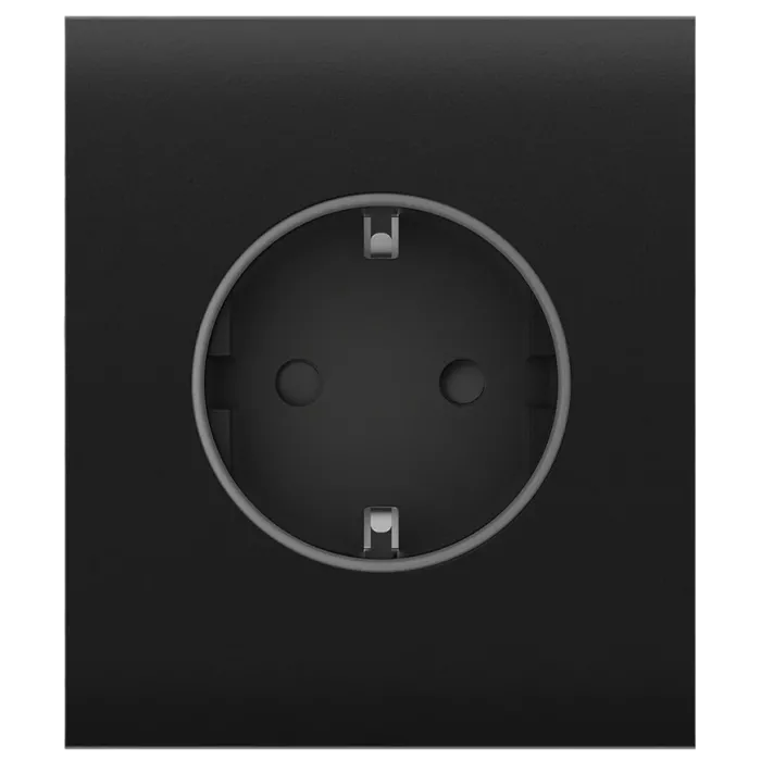Ajax CenterCover (basic) [type F] Black Фронтальна панель