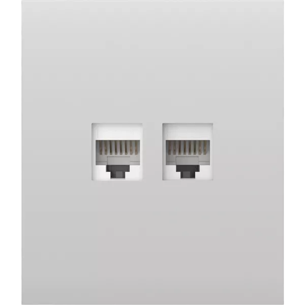 Ajax CenterCover (LAN) white Фронтальна панель