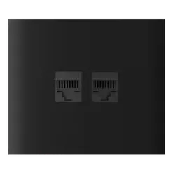 Ajax CenterCover (LAN) vertical Black Фронтальна панель