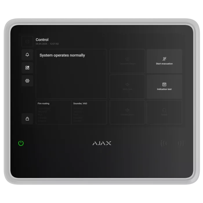 Ajax EN54 Fire Hub white Пожежна централь