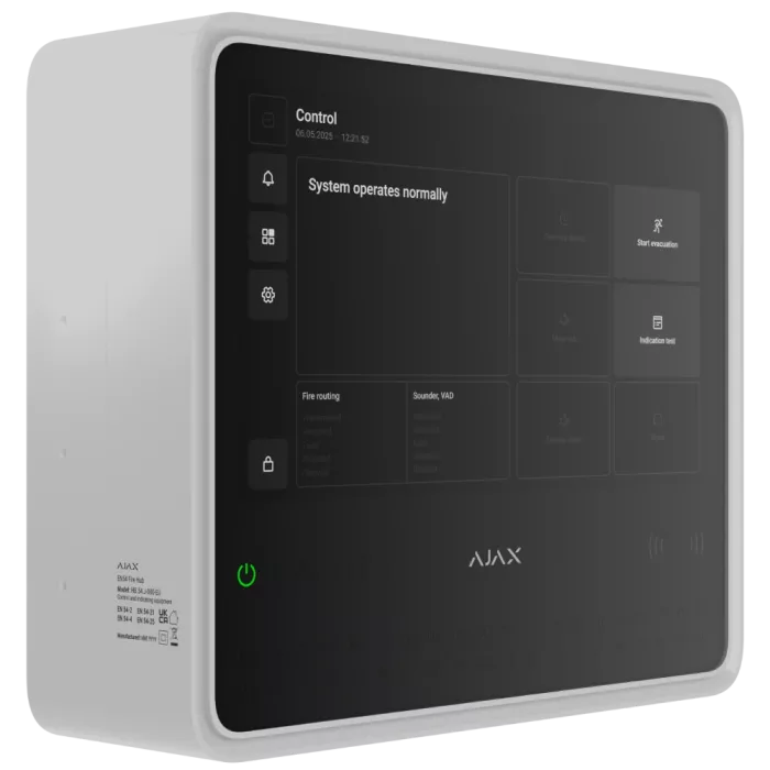 Ajax EN54 Fire Hub white Пожежна централь